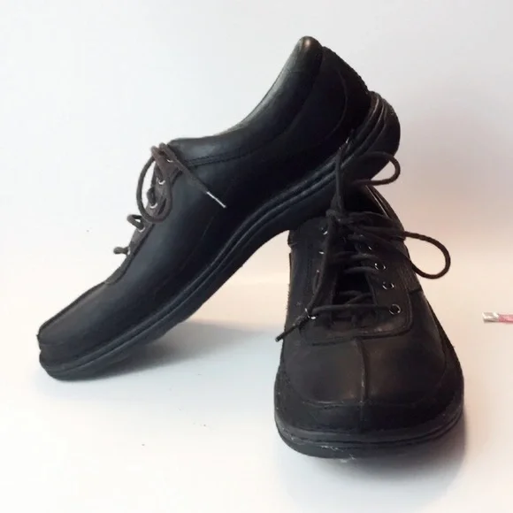 *Merrell Sz 10.5 Black Leather Lace Up Oxford Merrell World Summit Casual Oxford Shoes - Men main image 3